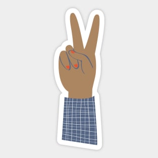 Peace Hands 3 Sticker